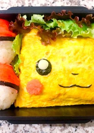 簡単パーツだけのピカチュウ-レシピのメイン写真
