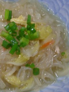 白菜とはるさめの炒め物のコトコト煮-レシピのメイン写真