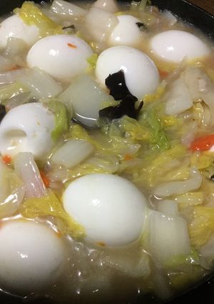 ゆで卵八宝菜-レシピのメイン写真