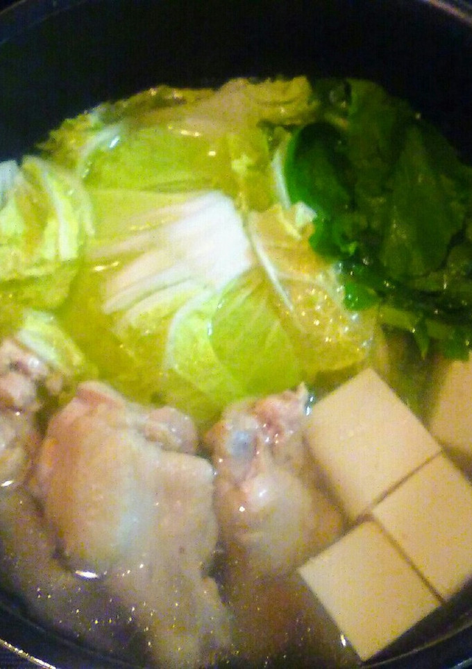ちょこっとだけ水炊き風-レシピのメイン写真