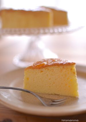 スフレチーズケーキ-レシピのメイン写真