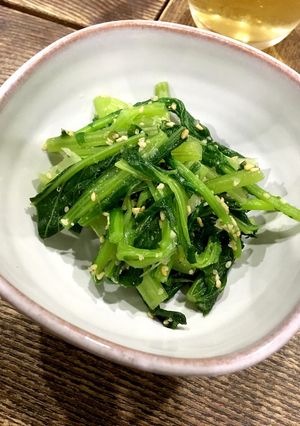 小かぶの葉ナムル-レシピのメイン写真