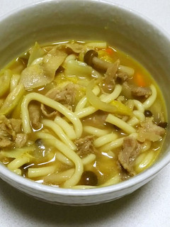 鍋キューブで簡単カレーうどん-レシピのメイン写真