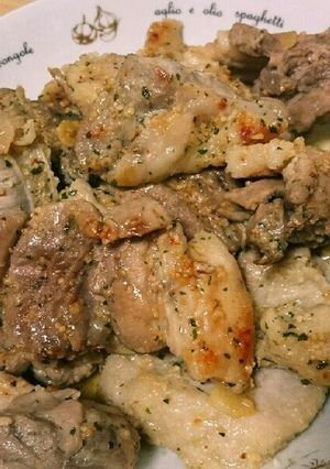 がっつり男飯!?肉のにんにくハーブ焼き♪-レシピのメイン写真
