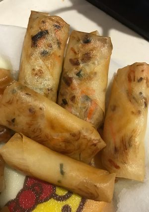 簡単！焼きビーフンで春巻-レシピのメイン写真