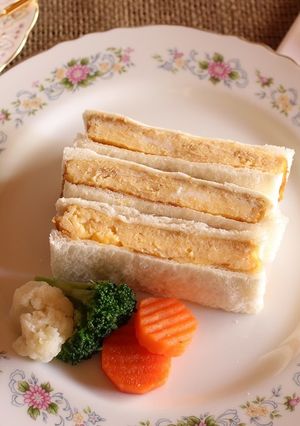 厚焼き玉子のサンドイッチ-レシピのメイン写真