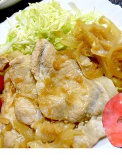 りんごが活躍!やわらか豚の生姜焼き-レシピのメイン写真