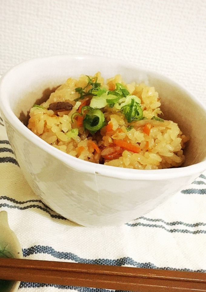 簡単きんぴらごぼう炊き込みご飯-レシピのメイン写真