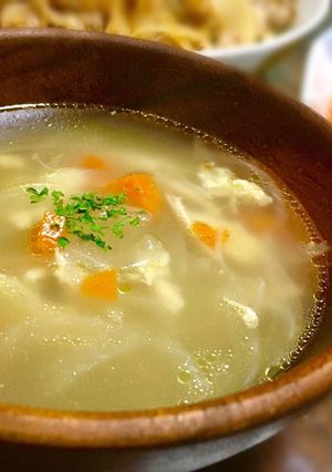 鳥骨もったいない！鶏の野菜スープ-レシピのメイン写真