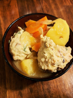 具沢山!鶏団子のお味噌汁-レシピのメイン写真
