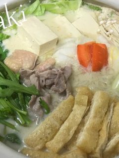 スープも飲み干したい☆ごま豆乳鍋-レシピのメイン写真