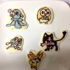 ポケモン☆サン&ムーン☆キャラチョコ☆-レシピのメイン写真