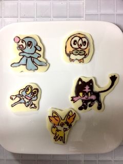 ポケモン☆サン&ムーン☆キャラチョコ☆-レシピのメイン写真