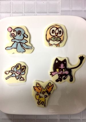 ポケモン☆サン&ムーン☆キャラチョコ☆-レシピのメイン写真