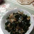 生ワカメ納豆のカラシ&タレと醤油和え
