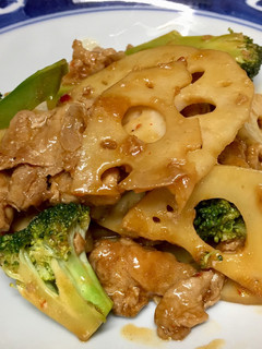 豚肉と蓮根のピリ辛炒め♫-レシピのメイン写真