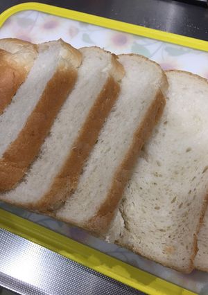 ♡ノンオイル・ノンミルクで早焼き食パン♡-レシピのメイン写真