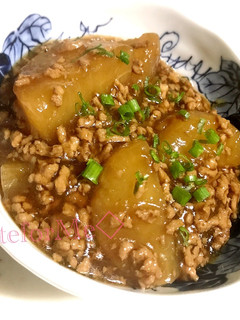 大根と挽き肉のあんかけ-レシピのメイン写真