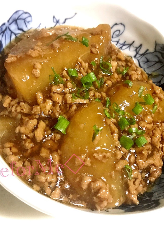 大根と挽き肉のあんかけ-レシピのメイン写真
