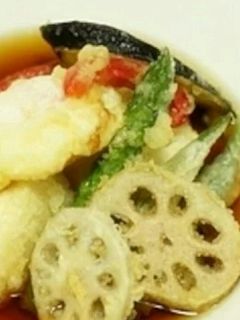 ♪揚げ出し豆腐&色鮮やか天ぷら♪-レシピのメイン写真