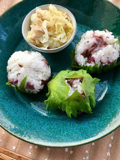 しば漬け&大葉のこにぎり-レシピのメイン写真
