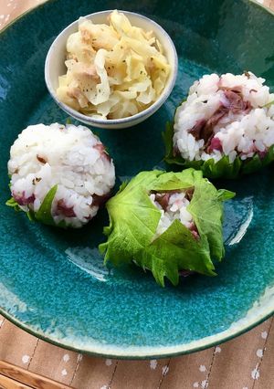 しば漬け&大葉のこにぎり-レシピのメイン写真