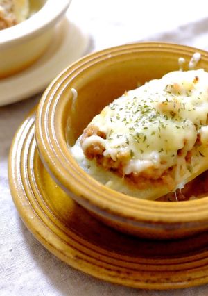 ハヤトウリの肉詰めチーズ焼き-レシピのメイン写真