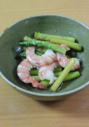 海老とアスパラの中華風酢の物-レシピのメイン写真