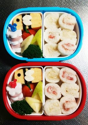 幼稚園(年少)双子のお弁当7-レシピのメイン写真