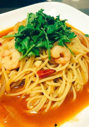 トムヤムクンパスタ-レシピのメイン写真