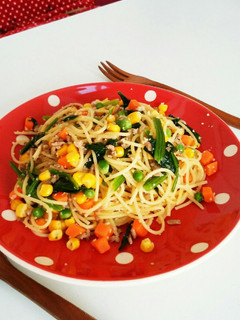 お手軽彩りパスタ♪-レシピのメイン写真