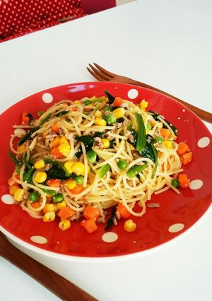 お手軽彩りパスタ♪-レシピのメイン写真