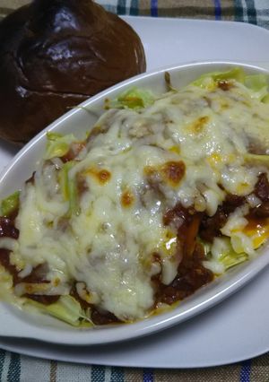ズボラ飯★キャベツのミートグラタン-レシピのメイン写真
