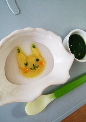 可愛いゴックン期の離乳食-レシピのメイン写真