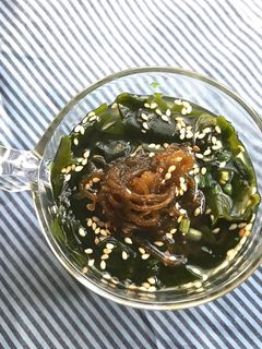 簡単☆もずく酢わかめスープ-レシピのメイン写真