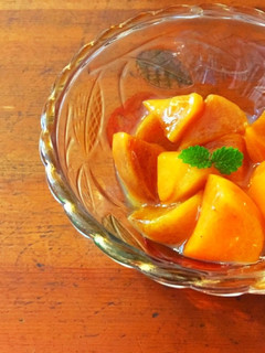 柿と紅茶のコンポート♪-レシピのメイン写真