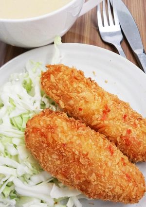 カルシウム‼‼干しエビのはんぺんフライ-レシピのメイン写真