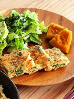 米粉の♡野菜たっぷりチヂミ♡*-レシピのメイン写真