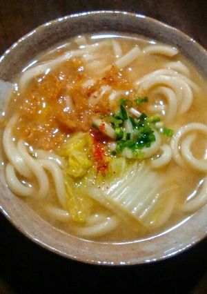 残った鍋汁で★白菜味噌煮込みうどん-レシピのメイン写真