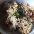 納豆と刺身のツマのご飯(リメイクレシピ)