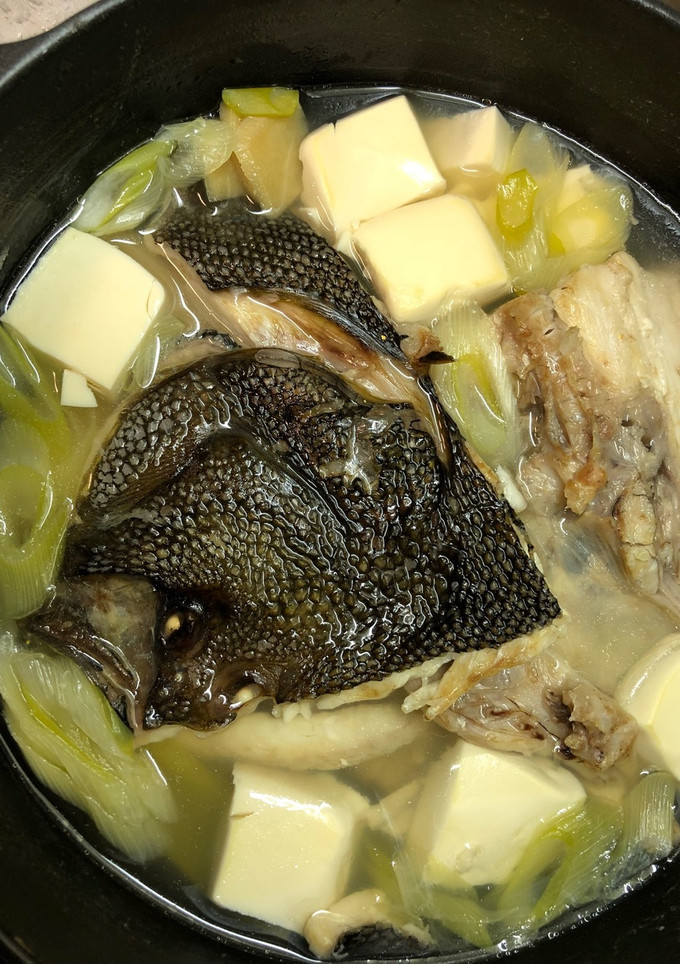 カレイのアラの塩炊き〜潮汁風〜-レシピのメイン写真