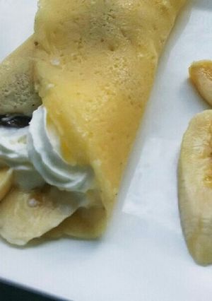 休み中に！バナナチョコクレープ-レシピのメイン写真