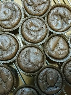 卵ナシ油ナシ豆腐とココアとジャムのケーキ-レシピのメイン写真