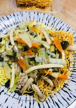 残り物野菜で!パリッツルッと皿うどん♬-レシピのメイン写真
