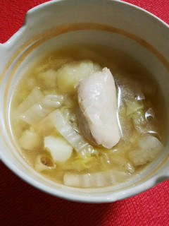 生姜入り♪鶏モモ肉と白菜の中華スープ-レシピのメイン写真