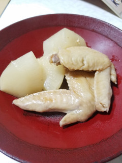 かぶと鶏手羽の煮物-レシピのメイン写真