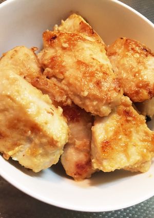 【主菜】鶏肉のしっとり味噌焼き-レシピのメイン写真
