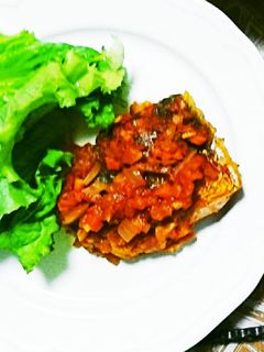 塩さばのトマト煮-レシピのメイン写真