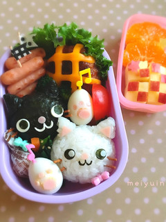 ネコちゃん♪ キャラ弁☆-レシピのメイン写真