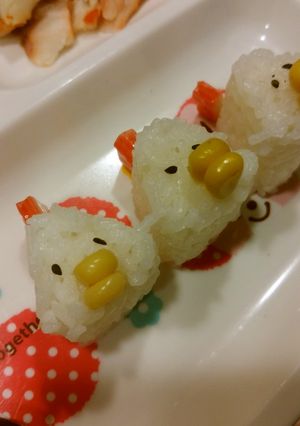 ミニトリさんおにぎり-レシピのメイン写真